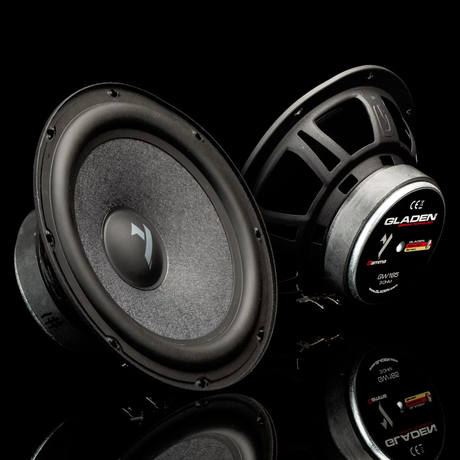 GLADEN GAMMA 6.5" Component Speakers - 3 Ohm Imedance (sold as a SET) (GAMMA1652)