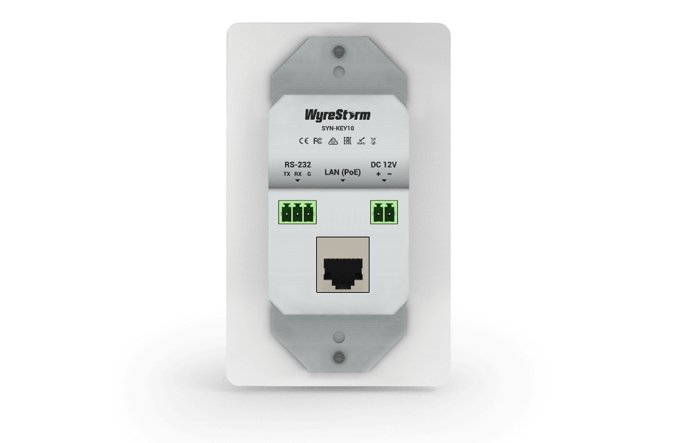 Wyrestorm Synergy 10-button Keypad Controller | Only comes with US back box (SYNKEY10)