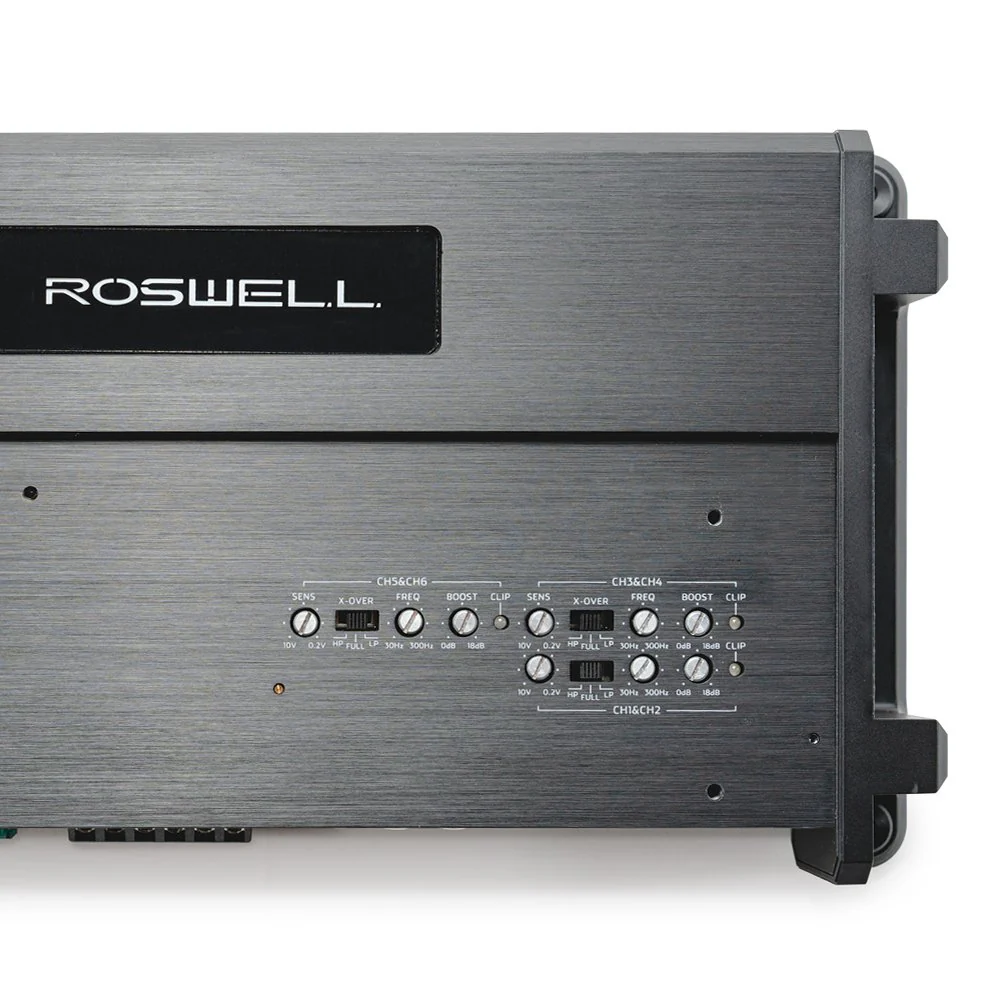 Roswell R1 2-Channel Amplifier - 100 Watts x 6 RMS @ 4 Ohms / 165 Watts x 6 RMS @ 2 Ohms (R19006)