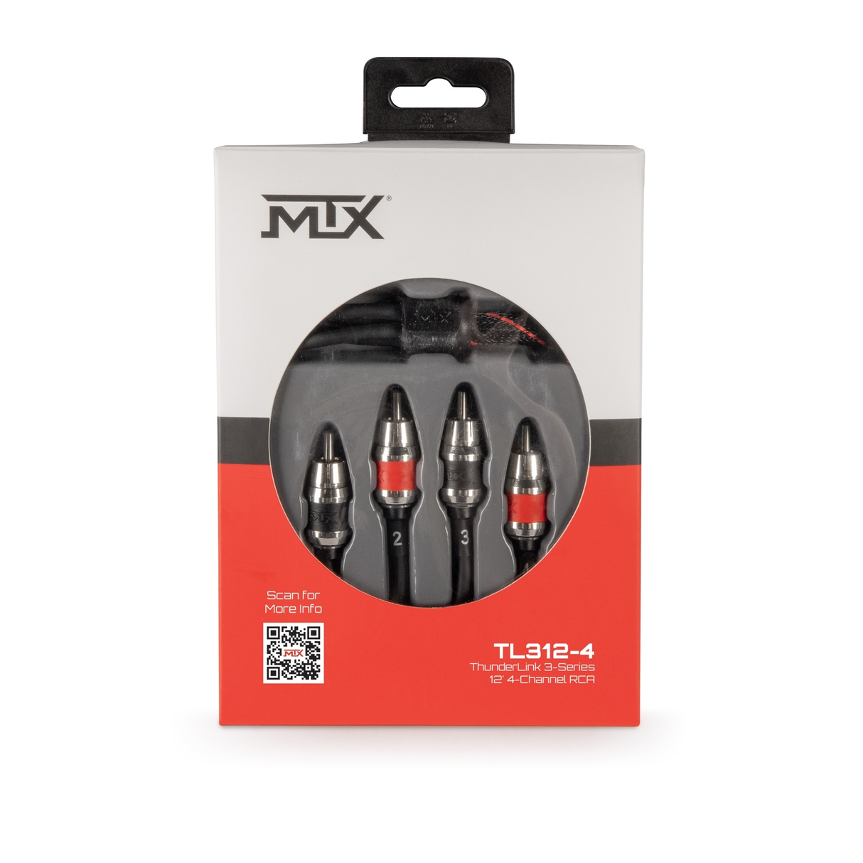 Thunderlink 3-Series 12 Ft 4-Channel Rca (TL3124)