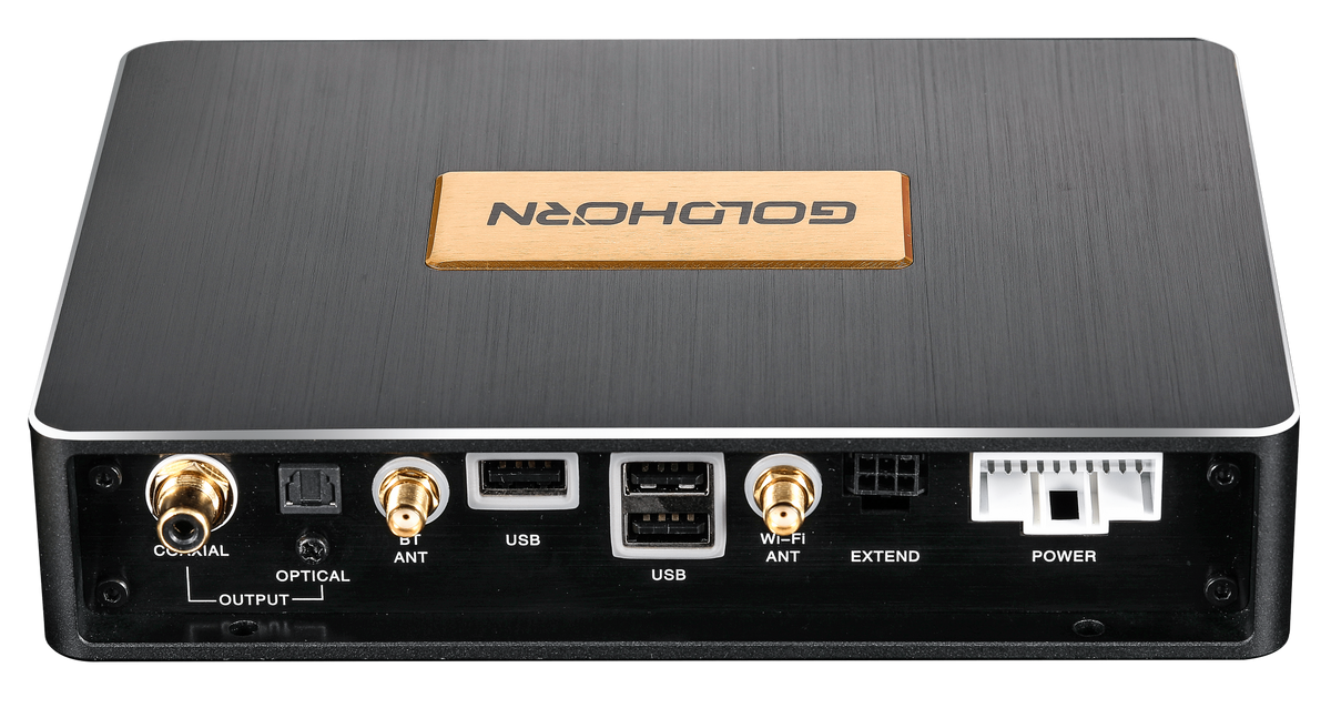 Goldhorn Hi-Res Music Player 4 Chanel High Level Inputs - 6 Channel Output (P2PRO)
