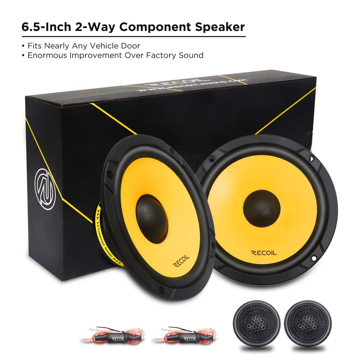 Recoil L3 SERIES 6.5" 2-Way Component Speaker System (RLM65)