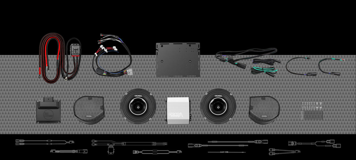 2024+ HARLEY DAVIDSON STREET GLIDE 2-SPEAKER PACKAGE (24FLXPCH4X2SG)