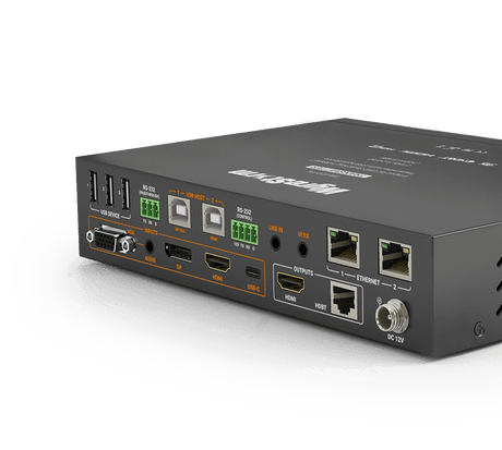 Synergyª 4-input 4K60Hz 4:2:0 HDBaseTª  Switcher | USB 2.0 | Ethernet Passthrough | IR, CEC & RS232 Passthrough (4K: 100m/328ft) (SW510TX)