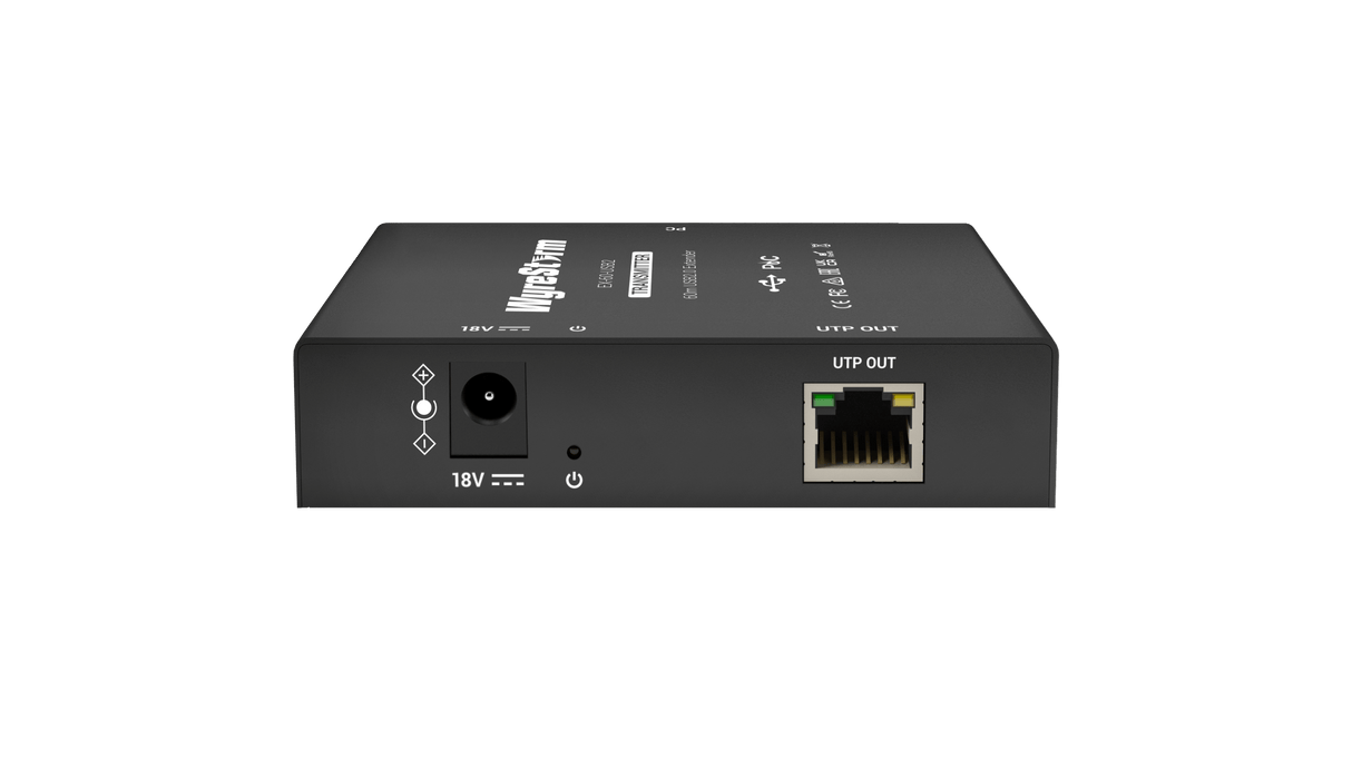 Wyrestorm USB 2.0 Extender Set | 480Mbps | 60m | 1-way PoC (Tx -> Rx)  (EX60USB2)