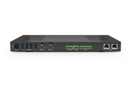 SynergyÊ4K60Hz HDR 4x2 HDMI & USB-C Matrix Switcher with MST | Dual 60-Watt Charging | USB 3.2 | USB Passthrough 1Gbe | GPIO | Down-Scaling (MX0402MST)