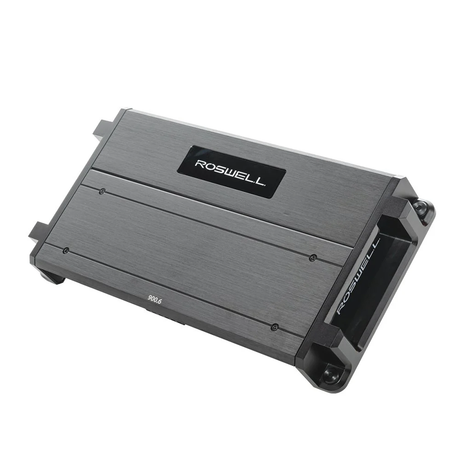 Roswell R1 2-Channel Amplifier - 100 Watts x 6 RMS @ 4 Ohms / 165 Watts x 6 RMS @ 2 Ohms (R19006)