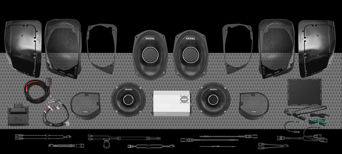 2024+ HARLEY DAVIDSON STREET GLIDE 4-SPEAKER PACKAGE  (24FLXPCHX4X4SG)