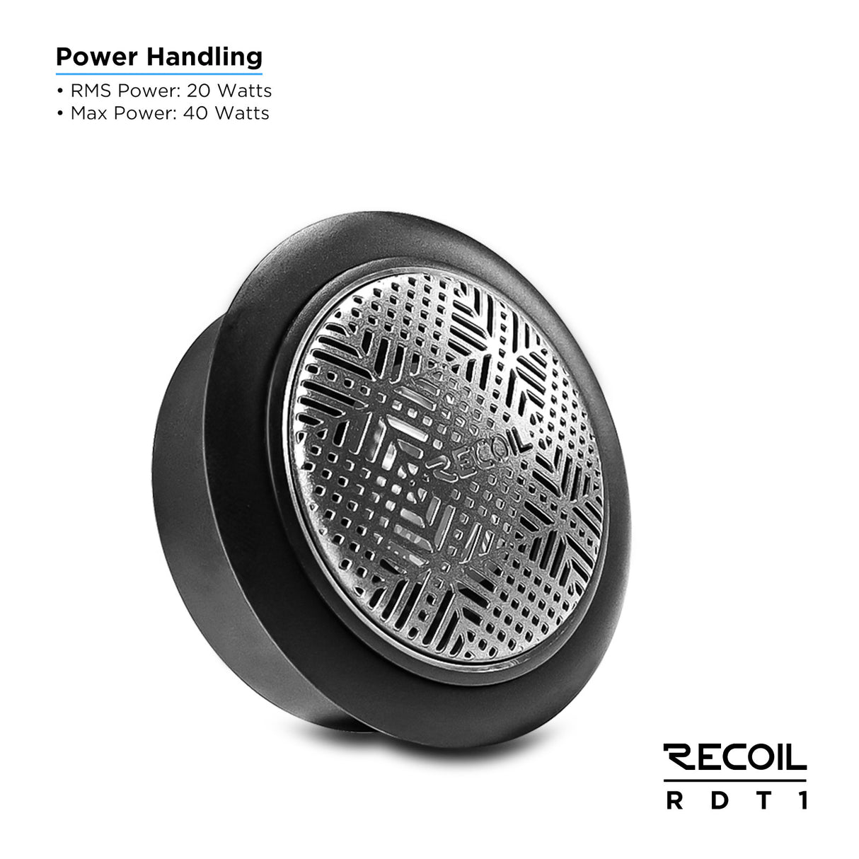 Recoil ECHO PRO SERIES RDT 1" Ceramic Dome Tweeter (sold as pair) (RDT1)