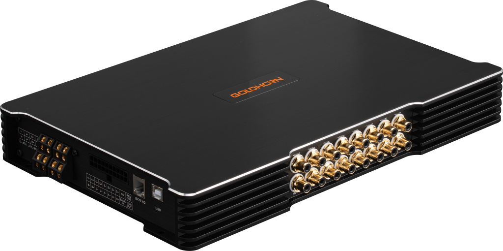 Goldhorn DSP ULTRA SERIES 12-Channel Amplifier / 16-Channel DSP - 50 Watts x 8 RMS + 100 Watts x 4 RMS (DSPA1216PLUS)