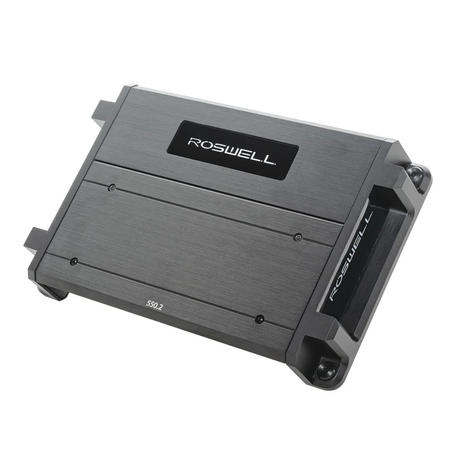 Roswell R1 2-Channel Amplifier - 165 Watts x 2 RMS @ 4 Ohms / 275 Watts x 2 RMS @ 2 Ohms (R15502)
