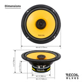 Recoil L3 SERIES 6.5" 2-Way Coaxial Speakers (RLX65)