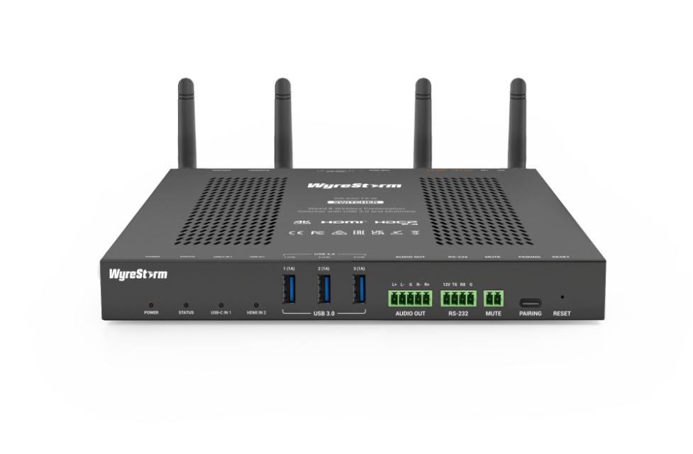 Wyrestorm Synergy 2-Input 4K60Hz Presentation Switcher | 4K60Hz 4:4:4 | USB-C MST 100W PD | USB-C & USB-B Ethernet  (SW620TXW)