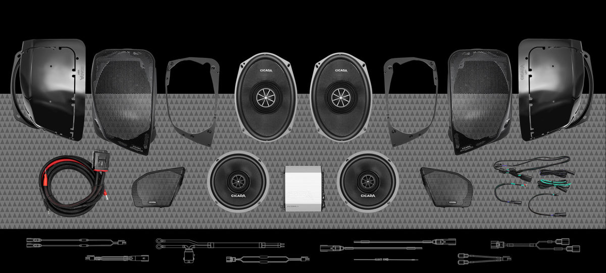 2024+ HARLEY DAVIDSON ROAD GLIDE CXX 4-SPEAKER PACKAGE (24FLXCXX4X4RG)