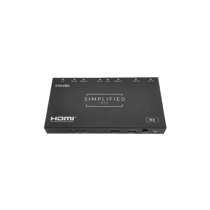 4K HDMI 2.0b 90m extender kit with ARC, USB, IR, RS232, Ethernet (EXKVM2)