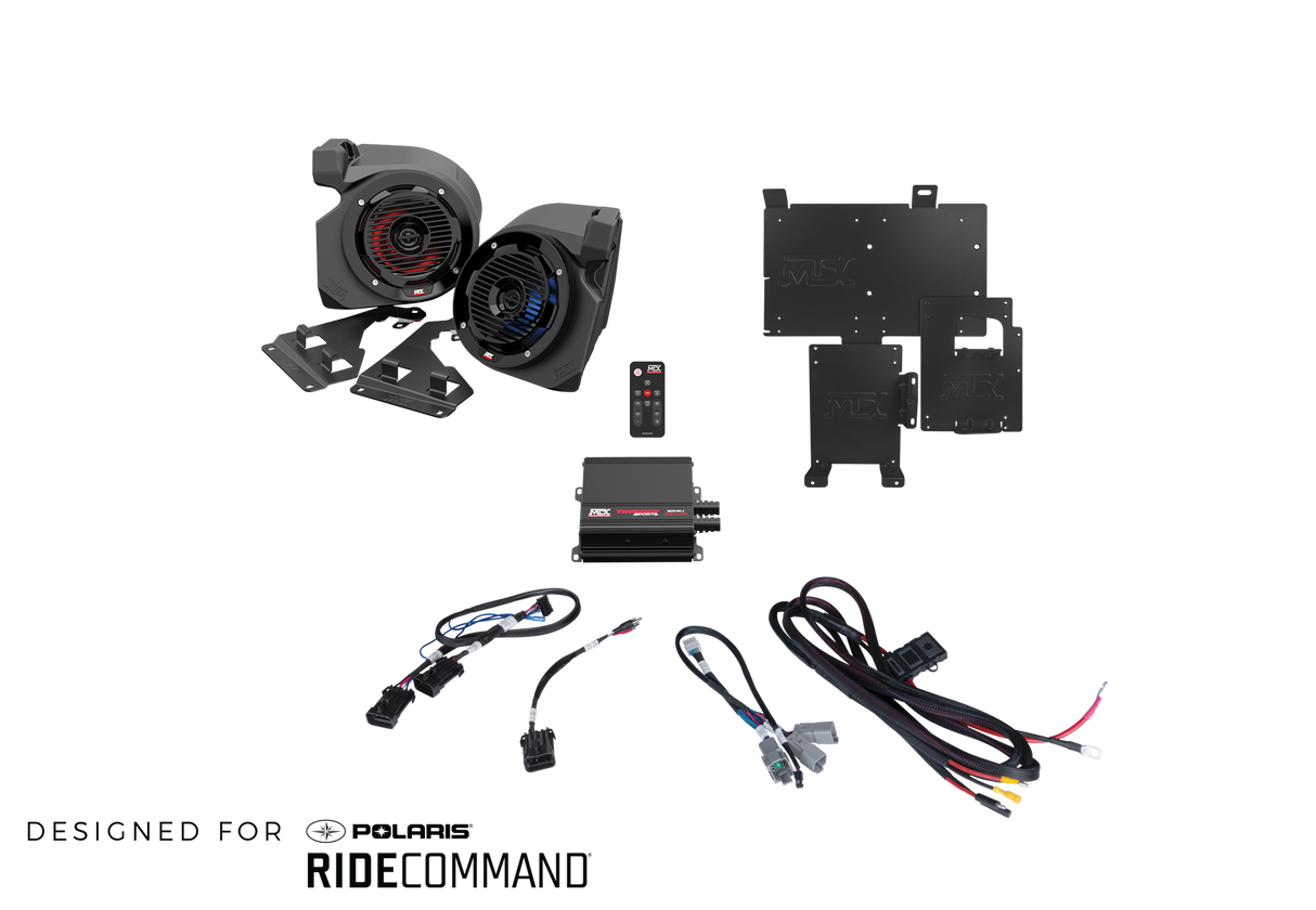Polaris Rzr System 2 Speaker (2014+, With Ridecommand) (RZR14RCTHUNDER2)