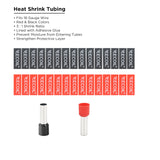 RECOIL Wire Ferrules 16 AWG - 60 Pack (30 Red, 30 Black) (WF1660)