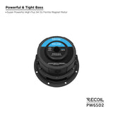 Recoil ECHO PRO SERIES 6.5" Dual 2 Ohm Subwoofer - 200 Watts RMS Power Handling (PW6D2)