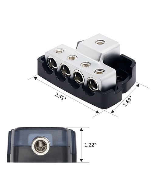 RECOIL 4 Position Power/Ground Distribution Block (DB14)