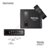 Recoil DII Series Mono Amplifier 610W @1 Ohm (DII6001)