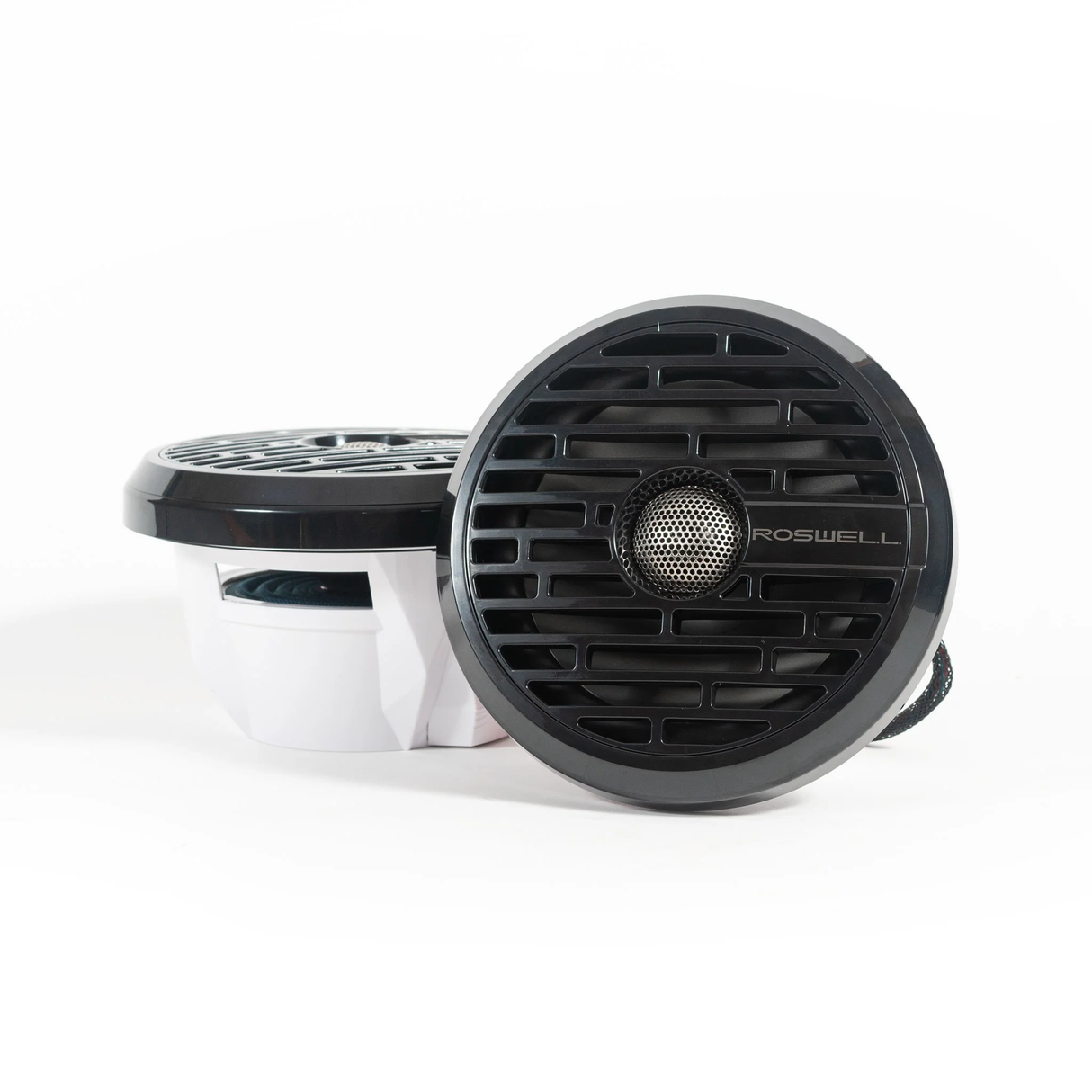 Roswell R1 SERIES 7.7" Marine Coaxial Speakers with RGB - Black (R177BLACK)