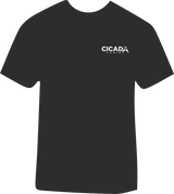 CICADA AUDIO "GHOST RIDER" T-SHIRT CHARCOAL GREY - L (CTCGRL)