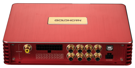 Goldhorn 8 Channel Amplifier with 16 Channel DSP Processor - 50 Watts x 8 RMS Power @ 4 Ohms (P2DSPAPRO)
