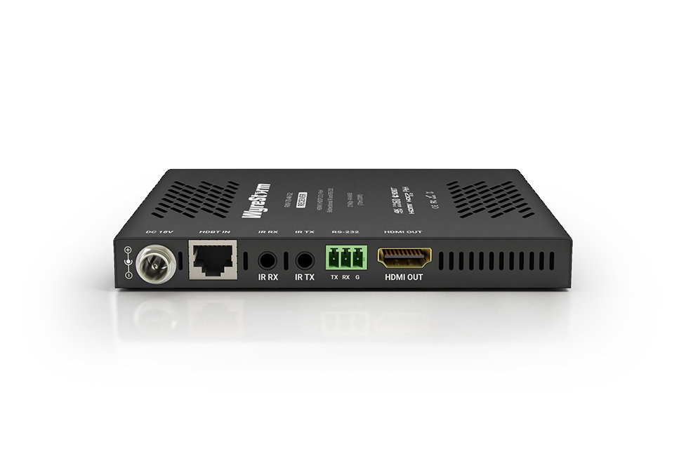 Wyrestorm 4K60Hz HDBaseT Receiver | 4K60Hz 4:4:4 | PoH | IR & RS232 Passthrough (4K: 70m/230ft, 1080p: 100m/328ft) [For MXV-70] (RXV704KG2)