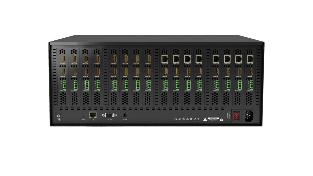 16 Slot - 4K60Hz 4:4:4 Seamless Empty Custom Matrix Chassis (MX1616SCL)