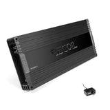 Recoil SPL SERIES Mono Block Amplifier 3,800 Watts RMS @ 1 Ohm, Subwoofer Level Control Included (SPL38001)