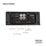 Recoil DII SERIES Mono Block Amplifier 3,300 Watts RMS x 1 @ 1 Ohm (DII33001)