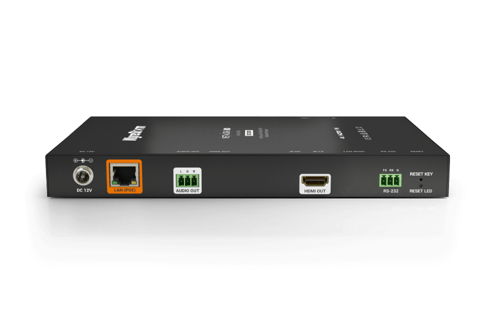 Wyrestorm 4K60Hz Output Multiview Decoder | 4K60Hz 4:2:0 Output | PoE | Audio De-embed  (NHD150RX)