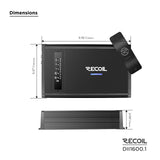 Recoil DII SERIES Mono Block Amplifier 1,600 Watts RMS x 1 @ 2 Ohms (DII16001)