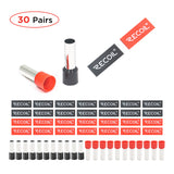 RECOIL Wire Ferrules 16 AWG - 60 Pack (30 Red, 30 Black) (WF1660)