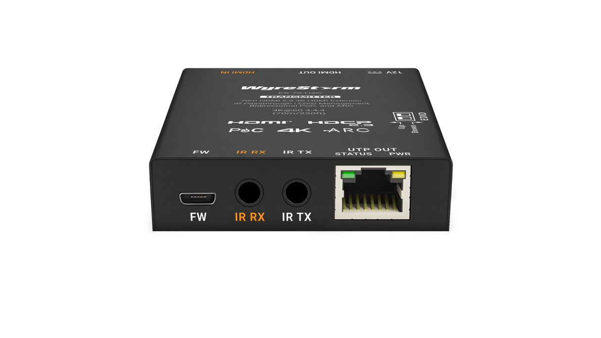 Wyrestorm HDMI 2.0 4K60Hz HDMI Extender | DSC | 4K60Hz 4:4:4 | HDMI Loop out  (EX70H2C)