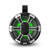 Powersports 8" All-Weather Speaker Pod W/ Rgb Led, 150W Rms 4½ Black (PS8CBP)