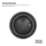 Recoil ECHO PRO SERIES 10" Dual 4 Ohm Subwoofer - 600 Watts RMS Power Handling (PW10D4)
