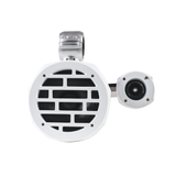 Roswell R1 PRO Wakeboard Tower Speakers with Clamps + RGB (White) (R1PROTOWERWHITE)