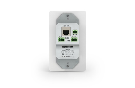 Wyrestorm HDMI 1.4 4K60Hz HDBaseT Single Gang In-Wall Transmitter | 4K60Hz 4:2:0 | PoH | IR & RS232 Passthrough (4K: 35m/115ft, 1080p: 70m/230ft) (TX35IW)