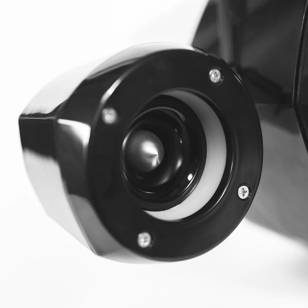 Roswell R1 PRO Wakeboard Tower Speakers with Clamps + RGB (White) (R1PROTOWERWHITE)