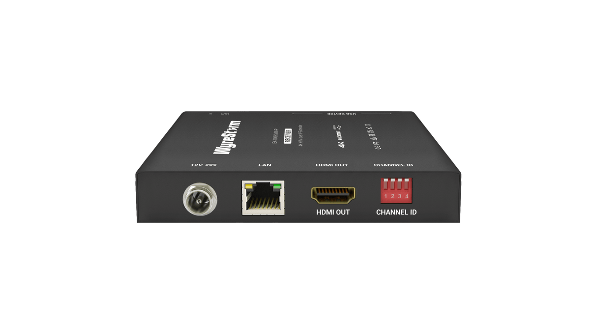 4K30Hz 4:4:4 IP Extender set | 1GbE | Zero latency | USB2.0 | Multi-Channel audio (4K30: 100m/328ft) (EX100KVMIP)