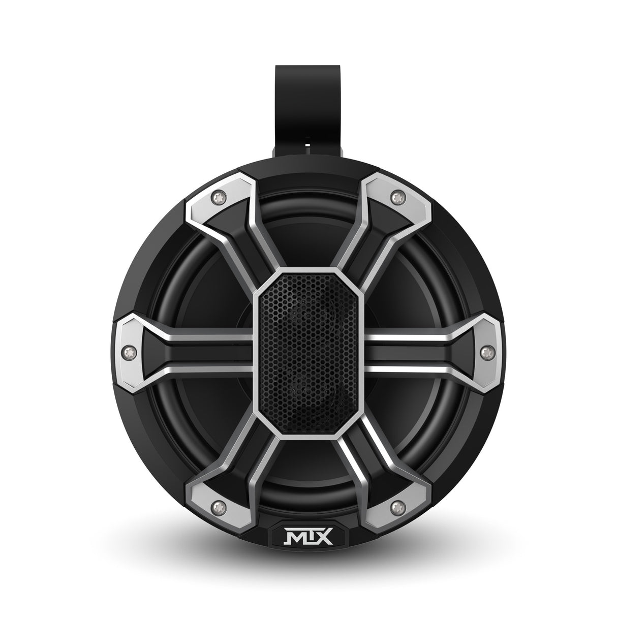 Powersports 8" All-Weather Speaker Pod W/ Rgb Led, 150W Rms 4½ Black (PS8CBP)