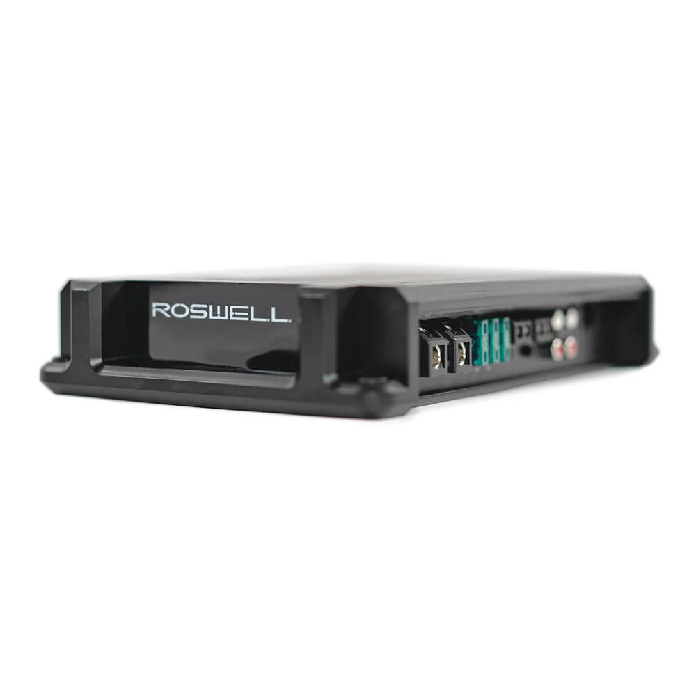 Roswell R1 2-Channel Amplifier - 1,000 Watts x 1 RMS @ 1 Ohm / 675 Watts x 1 RMS @ 2 Ohms (R110001)