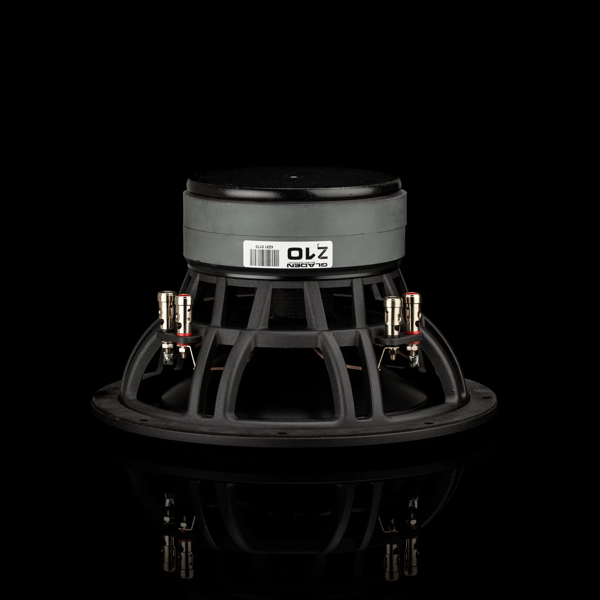 GLADEN ZETA SERIES 10" Cast Basket High End Subwoofer - 300 Watts RMS Power Handling (ZETA10)