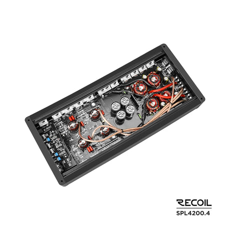 Recoil SPL SERIES 4 Channel Amplifier 420 Watts x 4 RMS @ 4 Ohms (SPL42004)