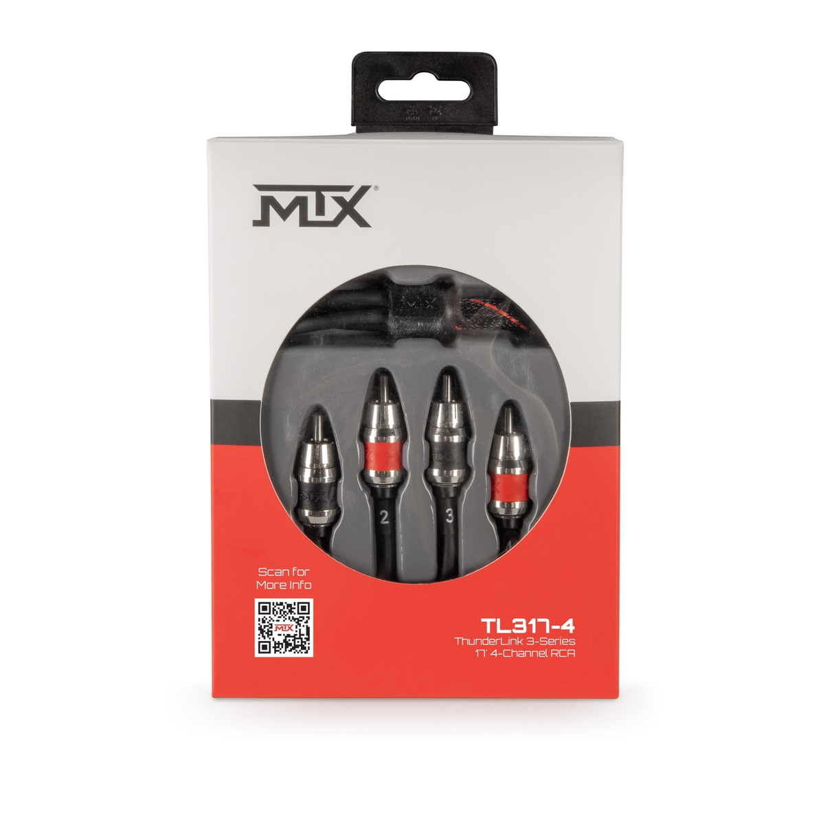 Thunderlink 3-Series 17 Ft 4-Channel Rca (TL3174)