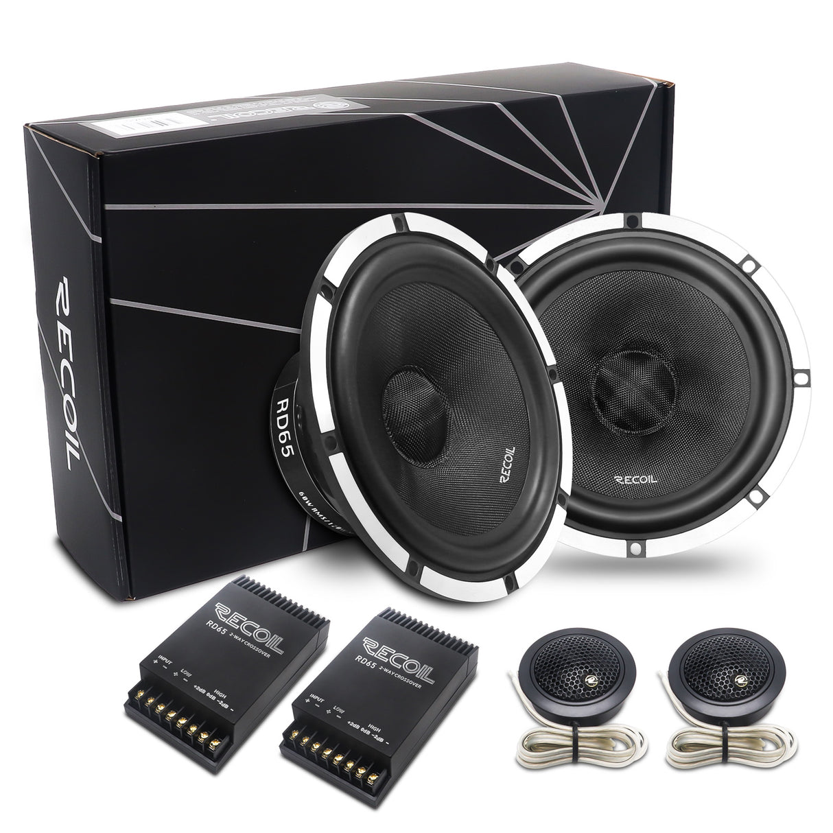 Recoil ECHO PRO SERIES 2-Way Component Speaker System (RD65)