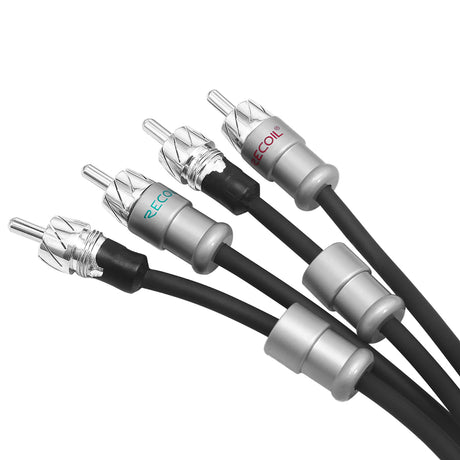 RECOIL ECHO MAX SERIES 4-Channel 9 FT RCA Cable (XI49)