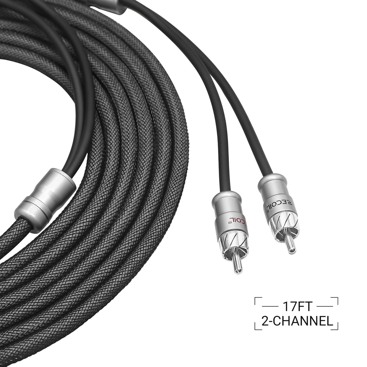 RECOIL ECHO MAX SERIES 2-Channel 17 FT RCA Cable (XI217)