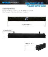 Recoil Bluetooth Amplified 11-Speaker Sound Bar (PSB11)